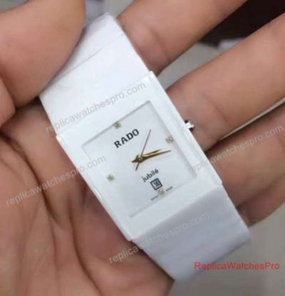 Copy Rado White Ceramic Watch 